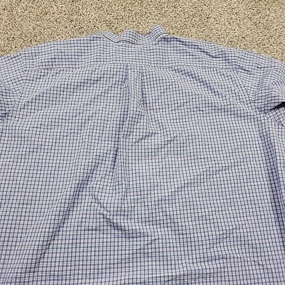 Polo by Ralph Lauren Blue Checkered Casual Button Down Shirt - Picture 7 of 7